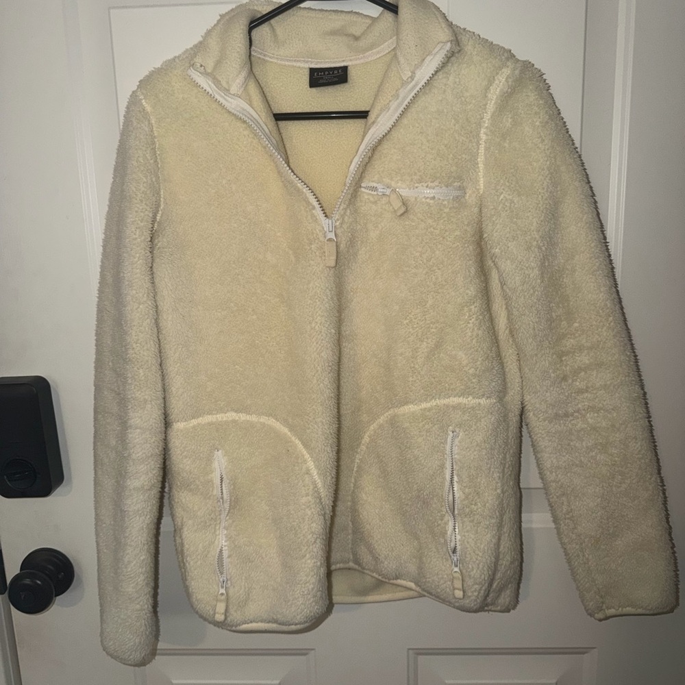 Empyre Cream Teddy Jacket